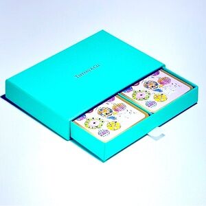 New, Tiffany & Co. Andy Warhol playing cards, set of 2. Retired, Hard to find!